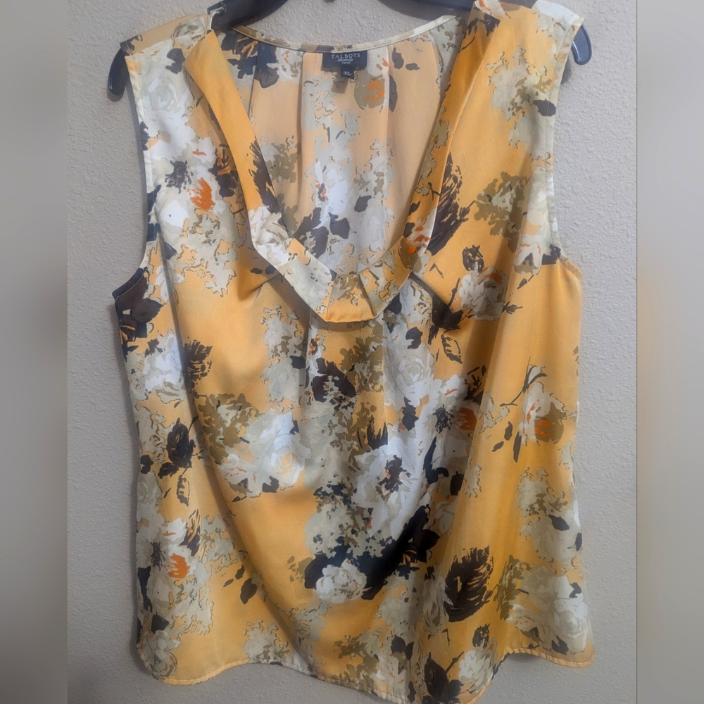 Talbots women's sleeveless blouse